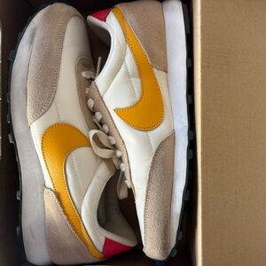 Nike DBreak Sneakers - Ivory and Pollen